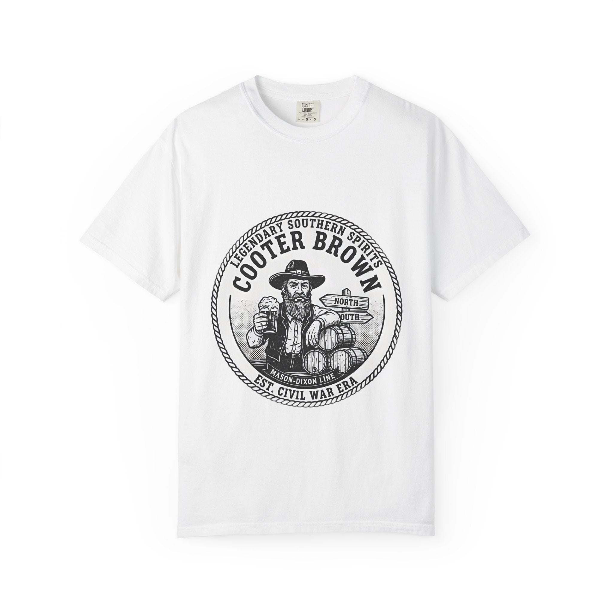 Cooter Brown Vintage Southern Graphic T-Shirt - Creations by Chris and Carlos