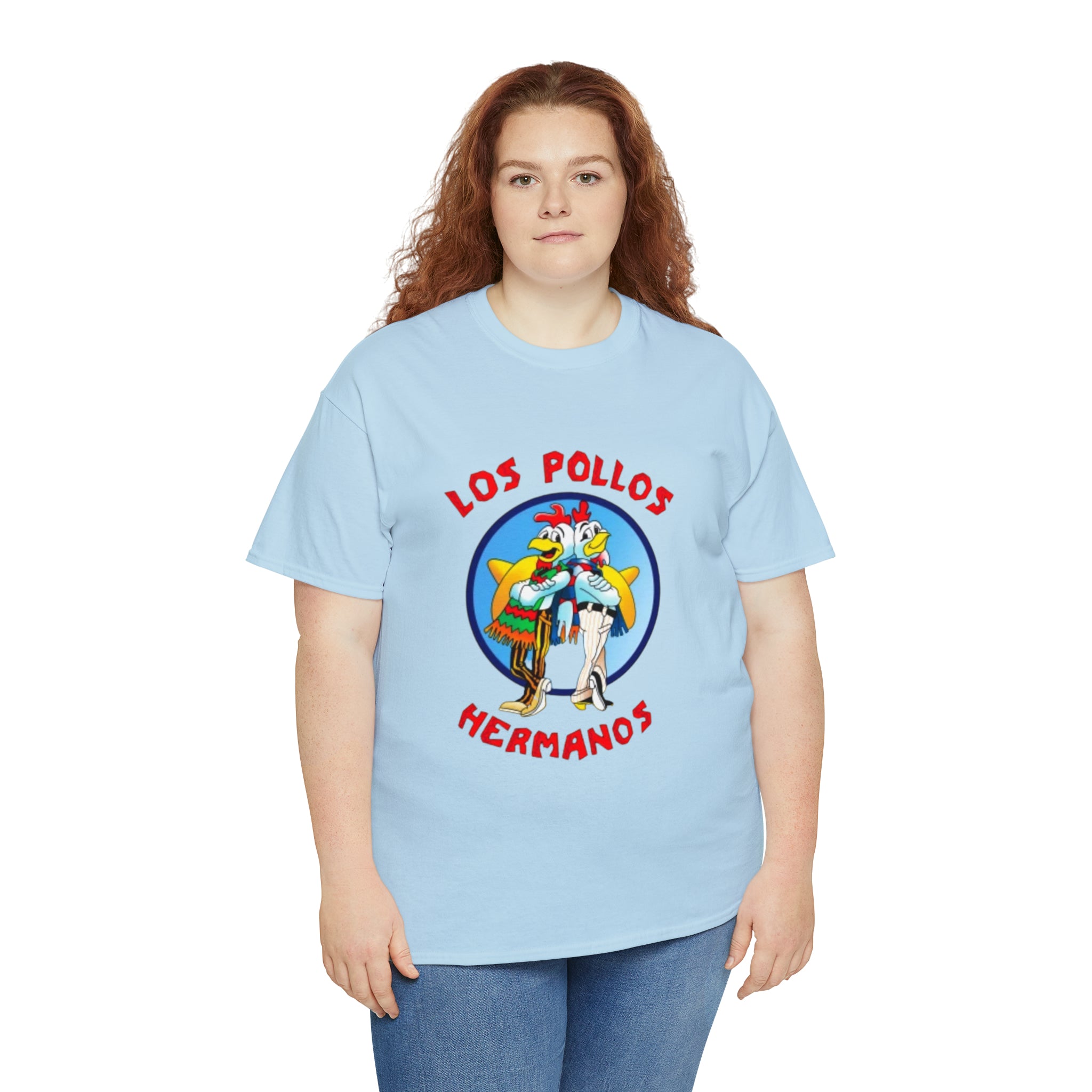 Pollos- Unisex Heavy Cotton T-Shirt - Creations by Chris and Carlos