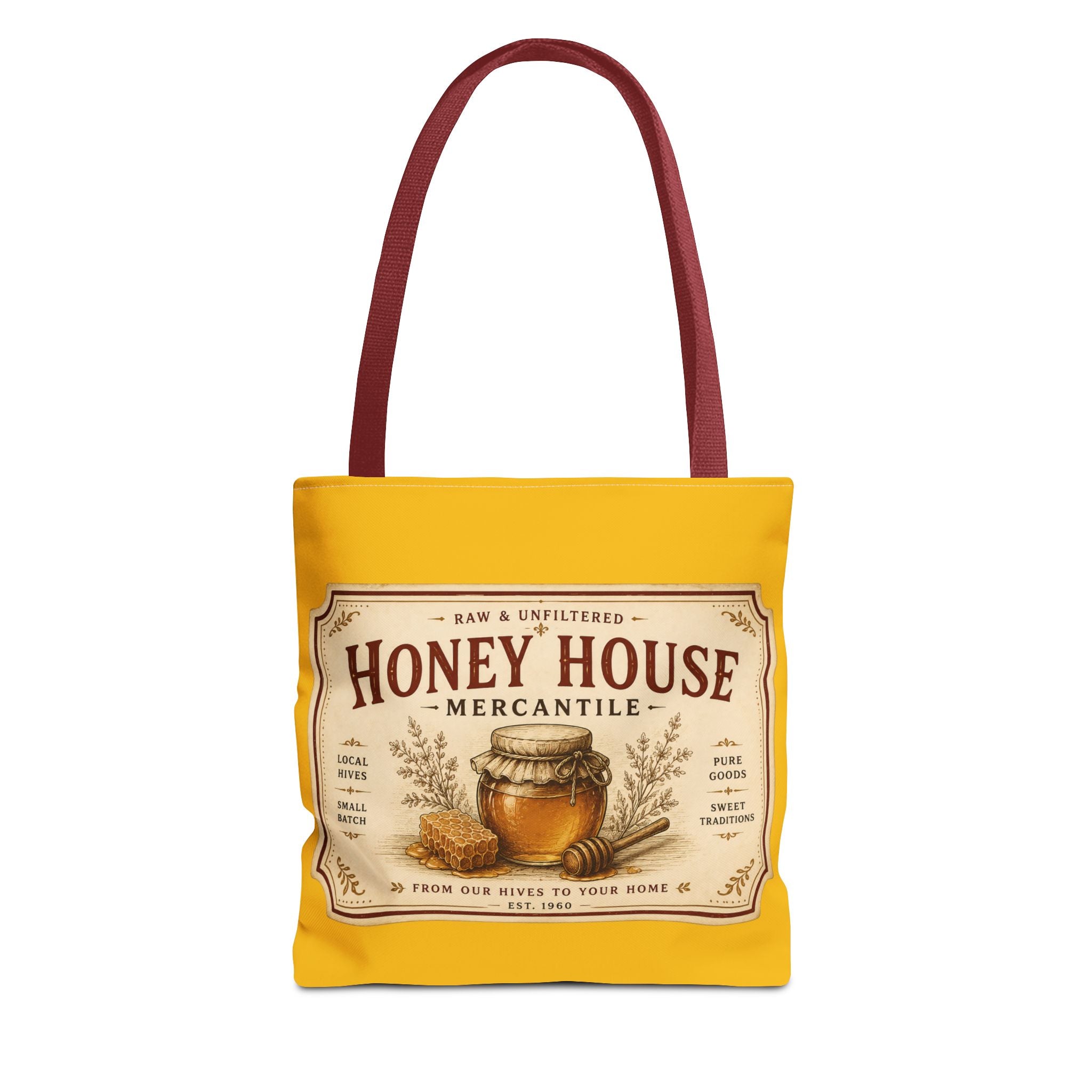 Tote Bag — Honey House Vintage Honey Label Design - Creations by Chris and Carlos