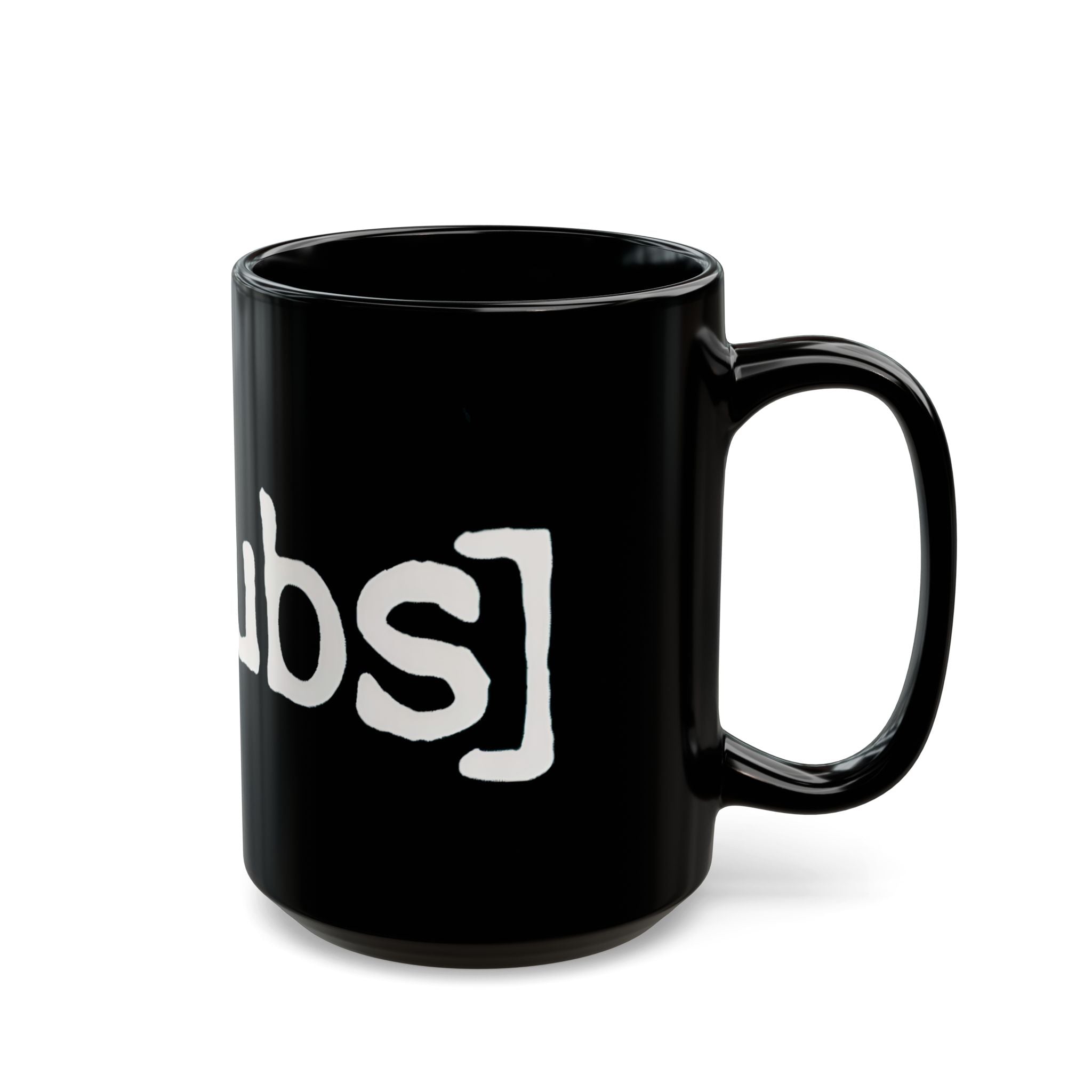 Black Coffee Mug — "scrubs" White Grunge Text | Funny Nurse & Medical Staff Gift (11oz, 15oz) - Creations by Chris and Carlos