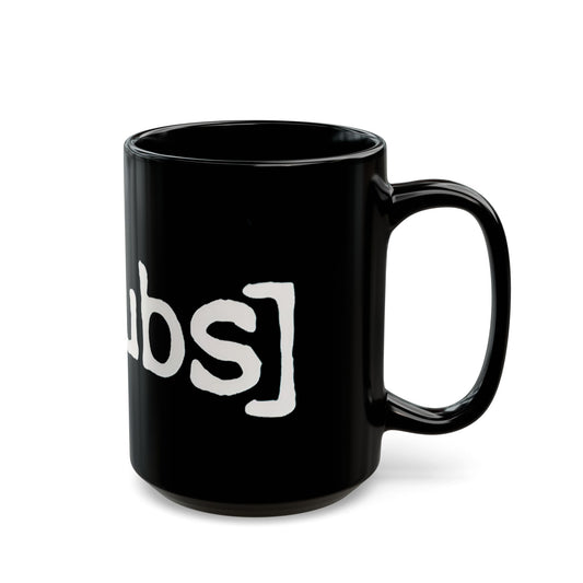 Black Coffee Mug — "scrubs" White Grunge Text | Funny Nurse & Medical Staff Gift (11oz, 15oz) - Creations by Chris and Carlos