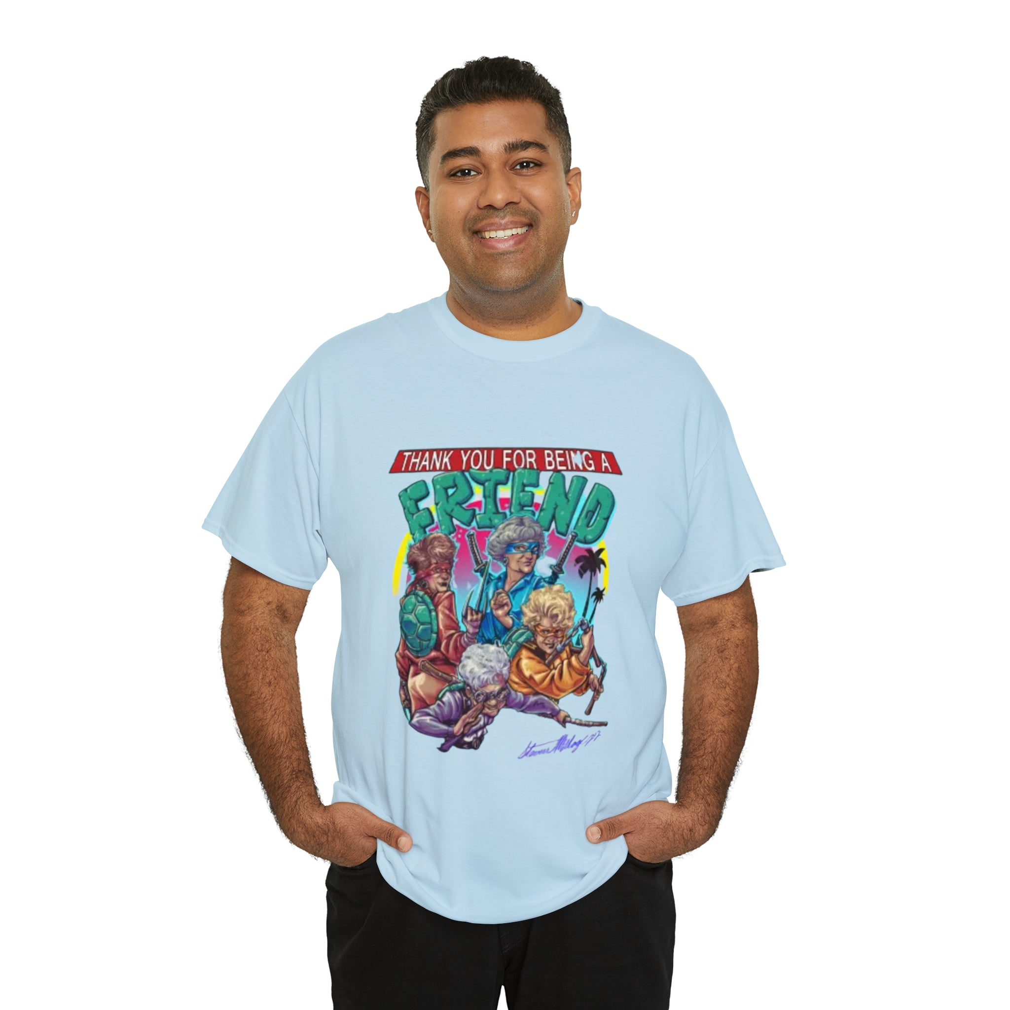 The T-Shirtnage Mutant Ninja Turtles- Unisex Heavy Cotton T-Shirt - Creations by Chris and Carlos