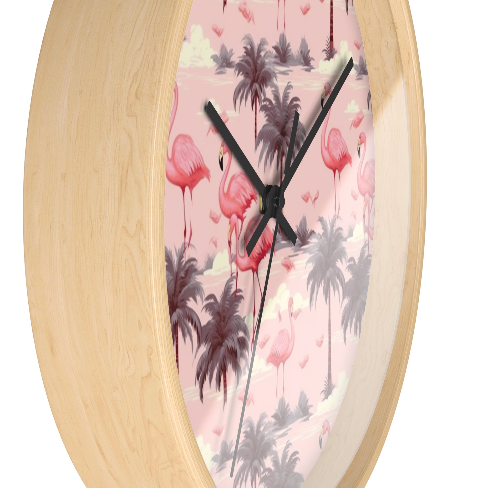 Flamingo- Wall Clock - Creations by Chris and Carlos