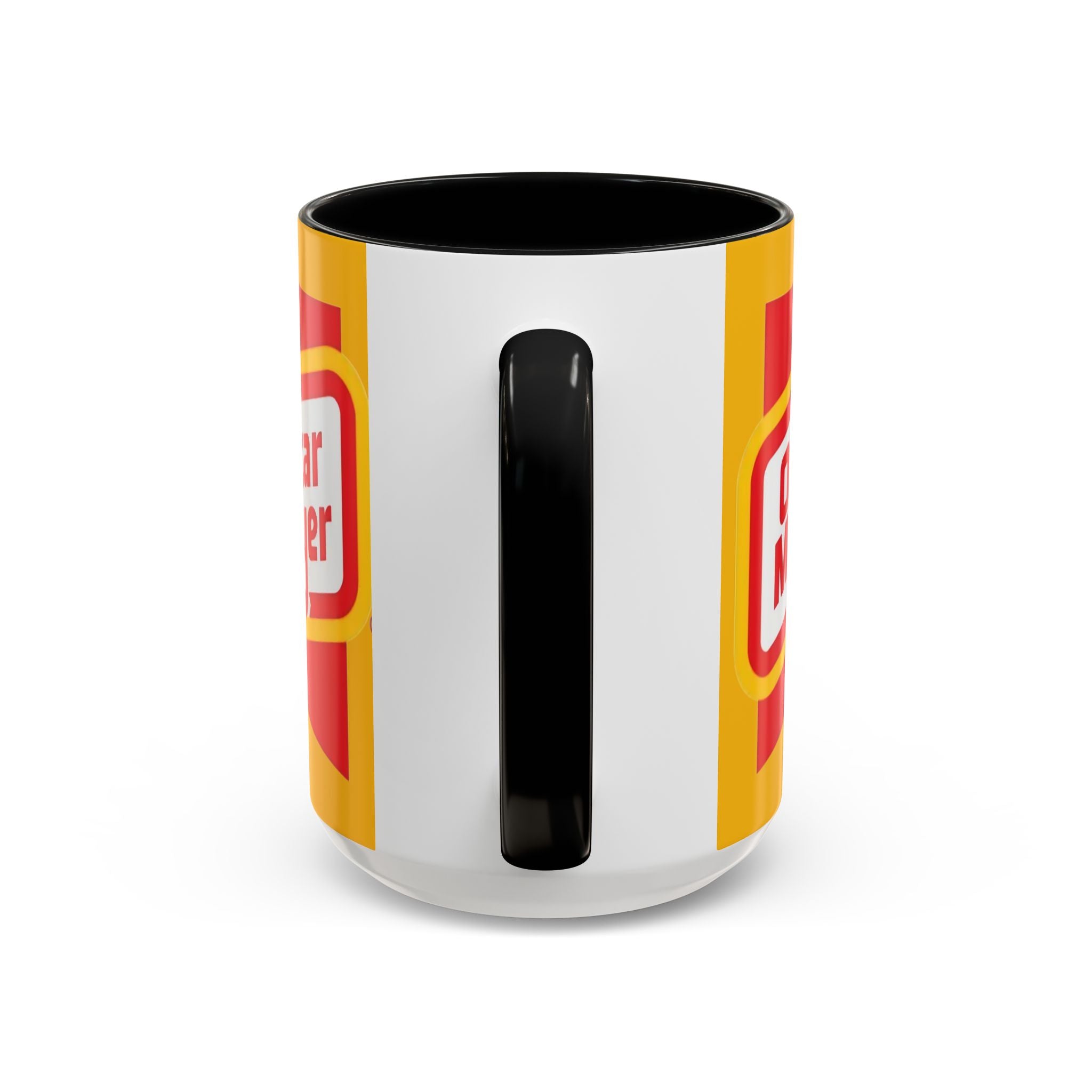 Accent Mug — Retro Oscar Mayer Logo Coffee Cup (11/15 oz) - Creations by Chris and Carlos