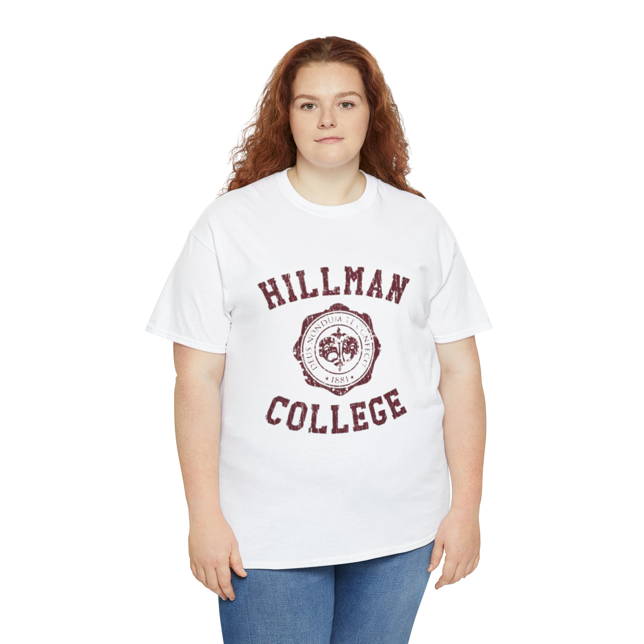 Hillman College- Unisex Heavy Cotton T-Shirt - Creations by Chris and Carlos