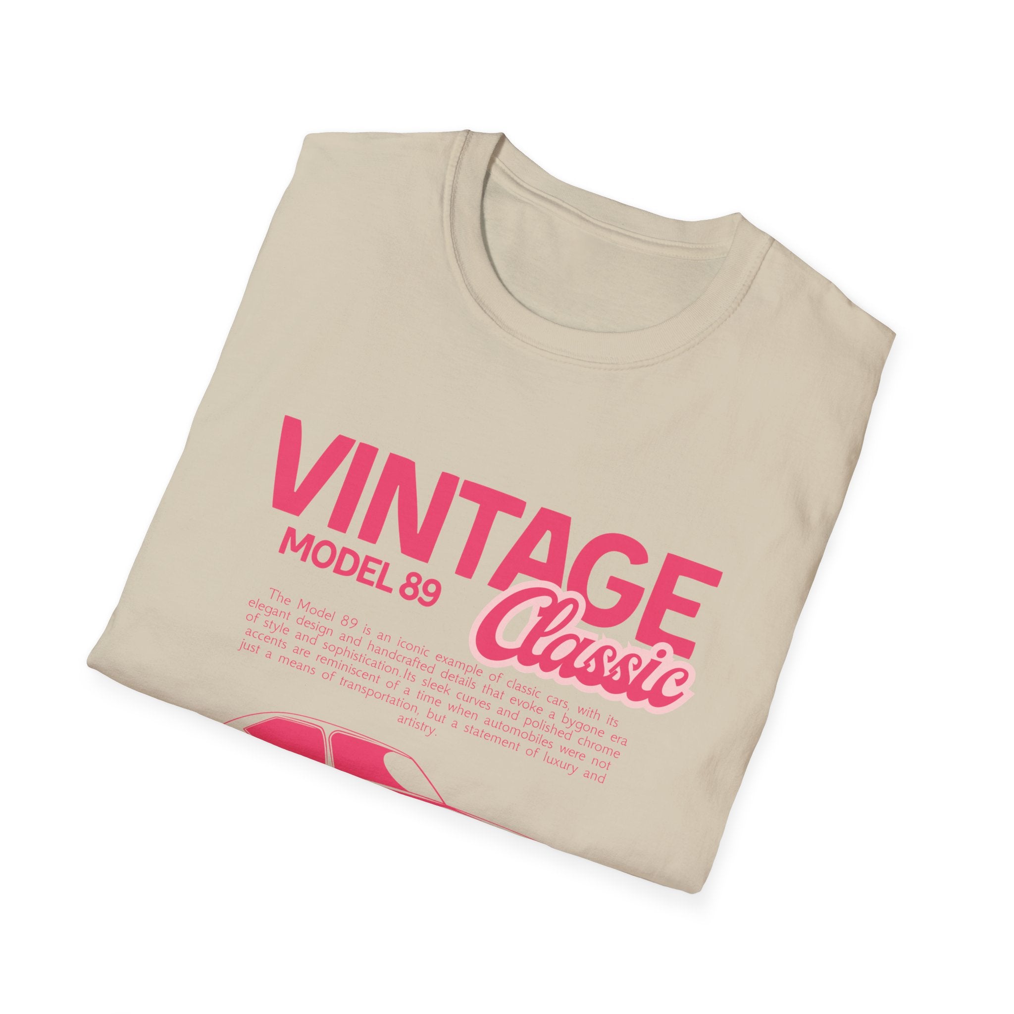 Vintage Classic Car T-Shirt — Retro Muscle Car Graphic Tee - Creations by Chris and Carlos