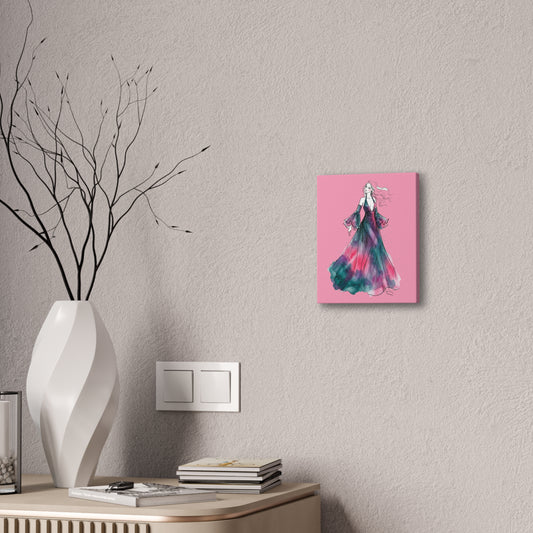 Watercolor Evening Gown Canvas Art — Fashion Illustration Wall Decor - Creations by Chris and Carlos