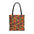 Sol y Alegría (Sun and Joy) Collection- Cactus Succulent Pattern Microfiber Blanket Soft Velveteen Throw for Home & Garden Lovers Floral Chevron Tote Bag — Bright Orange & Pink All-Over-Print Beach Shopper - Creations by Chris and Carlos
