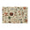 Kitchen Pattern Washable Rug — Vintage Farmhouse Baking Motif