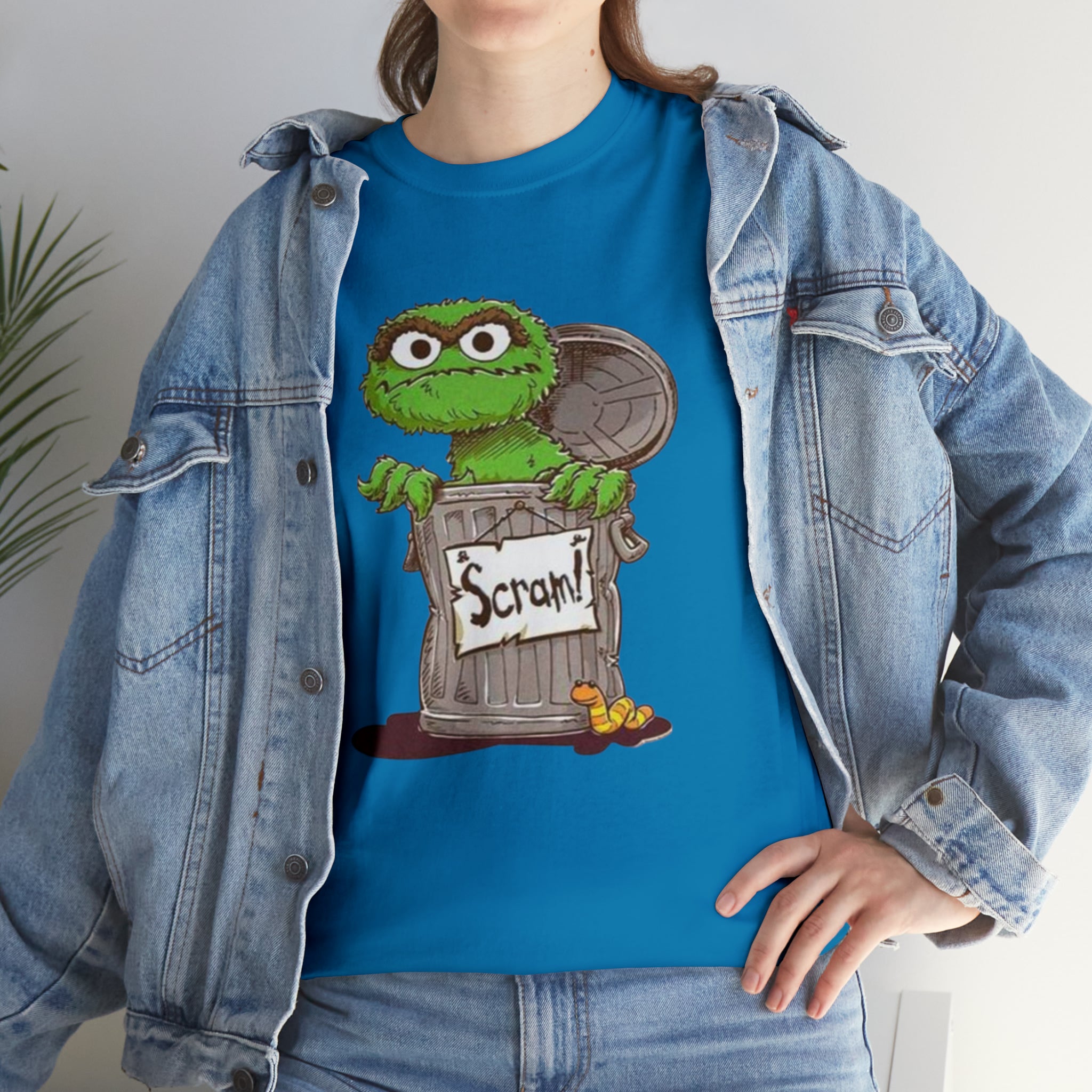 Oscar the Grouch- Unisex Heavy Cotton T-Shirt - Creations by Chris and Carlos