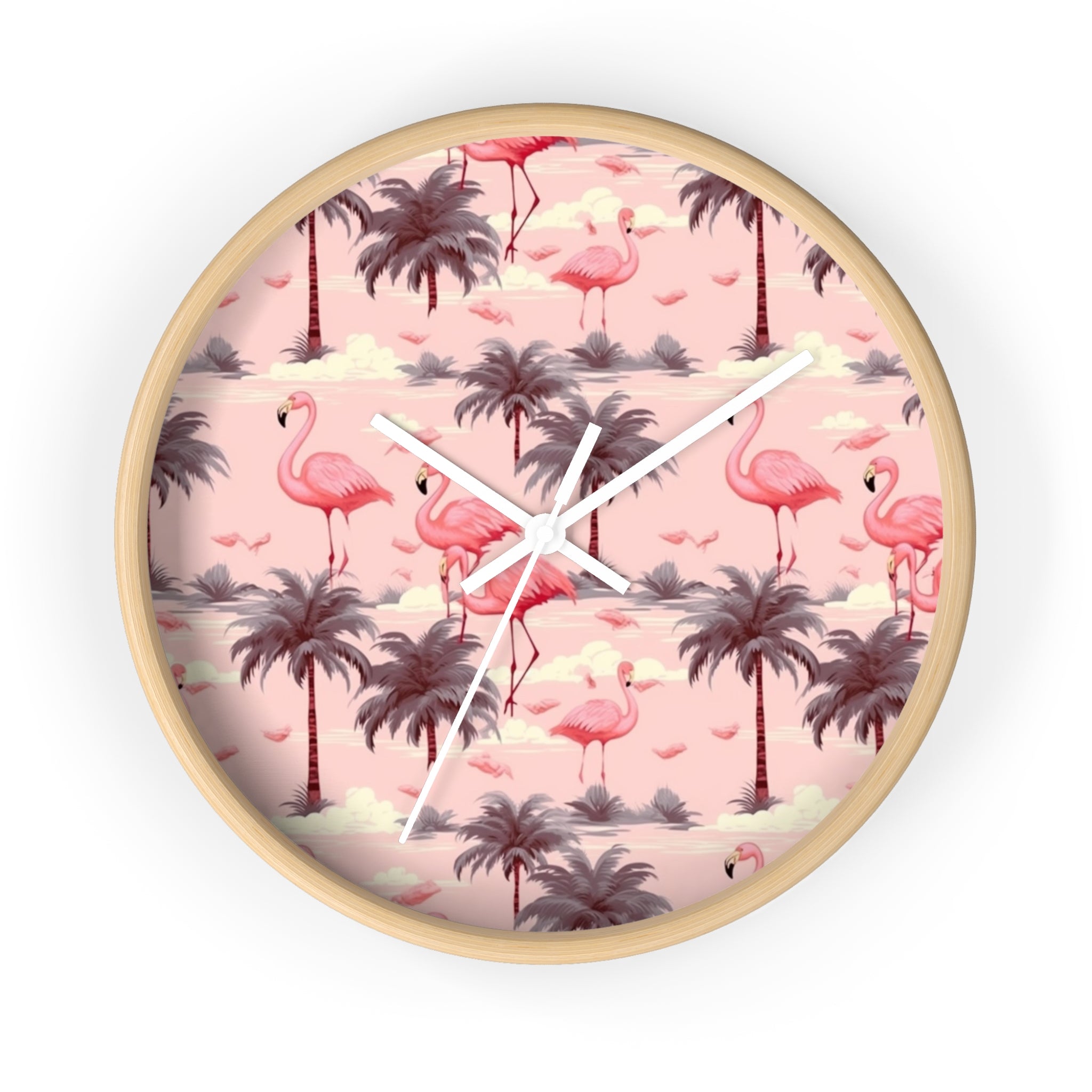 Flamingo- Wall Clock - Creations by Chris and Carlos