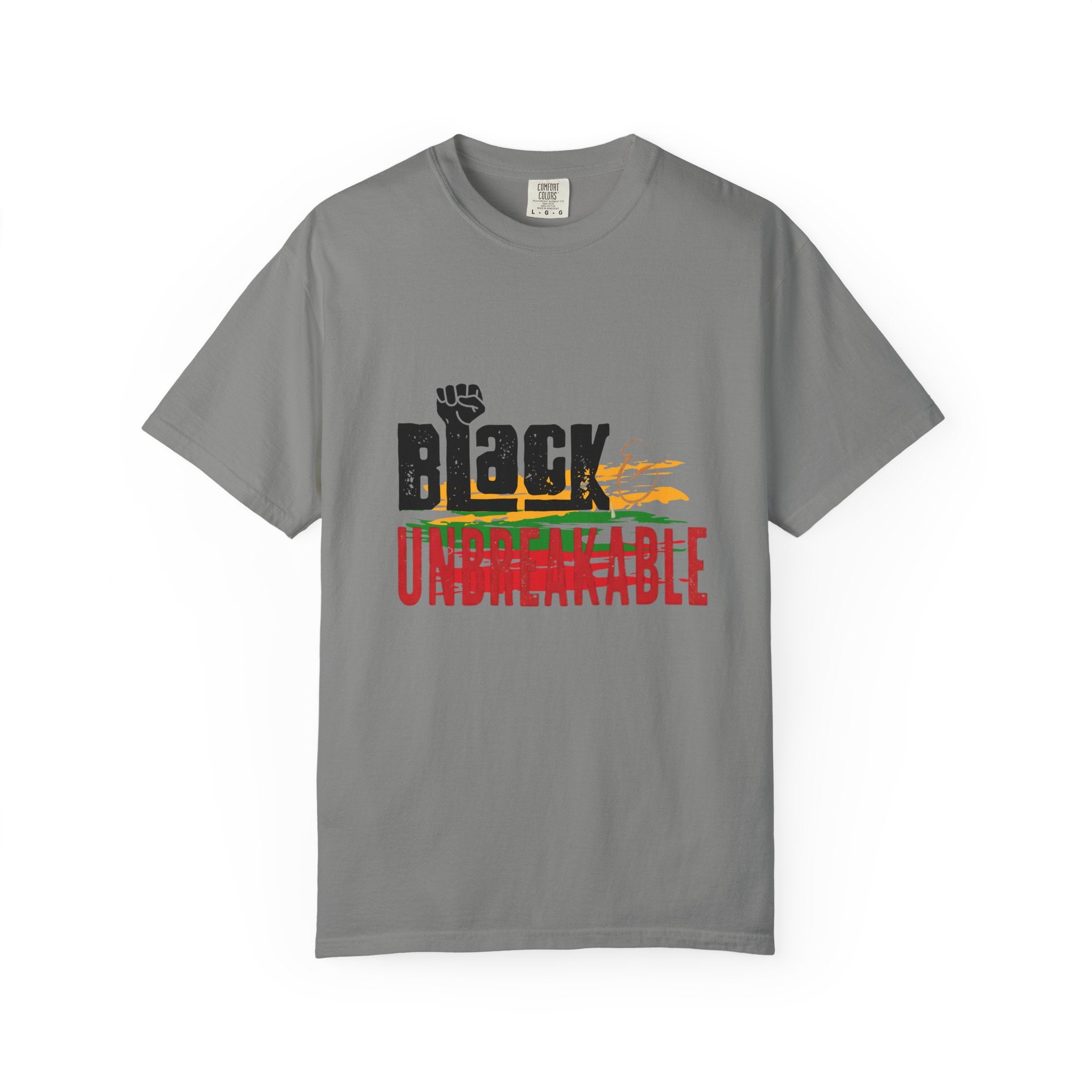 Black History Month- is Unbreakable T-Shirt Pan-African Power Graphic Tee - Creations by Chris and Carlos