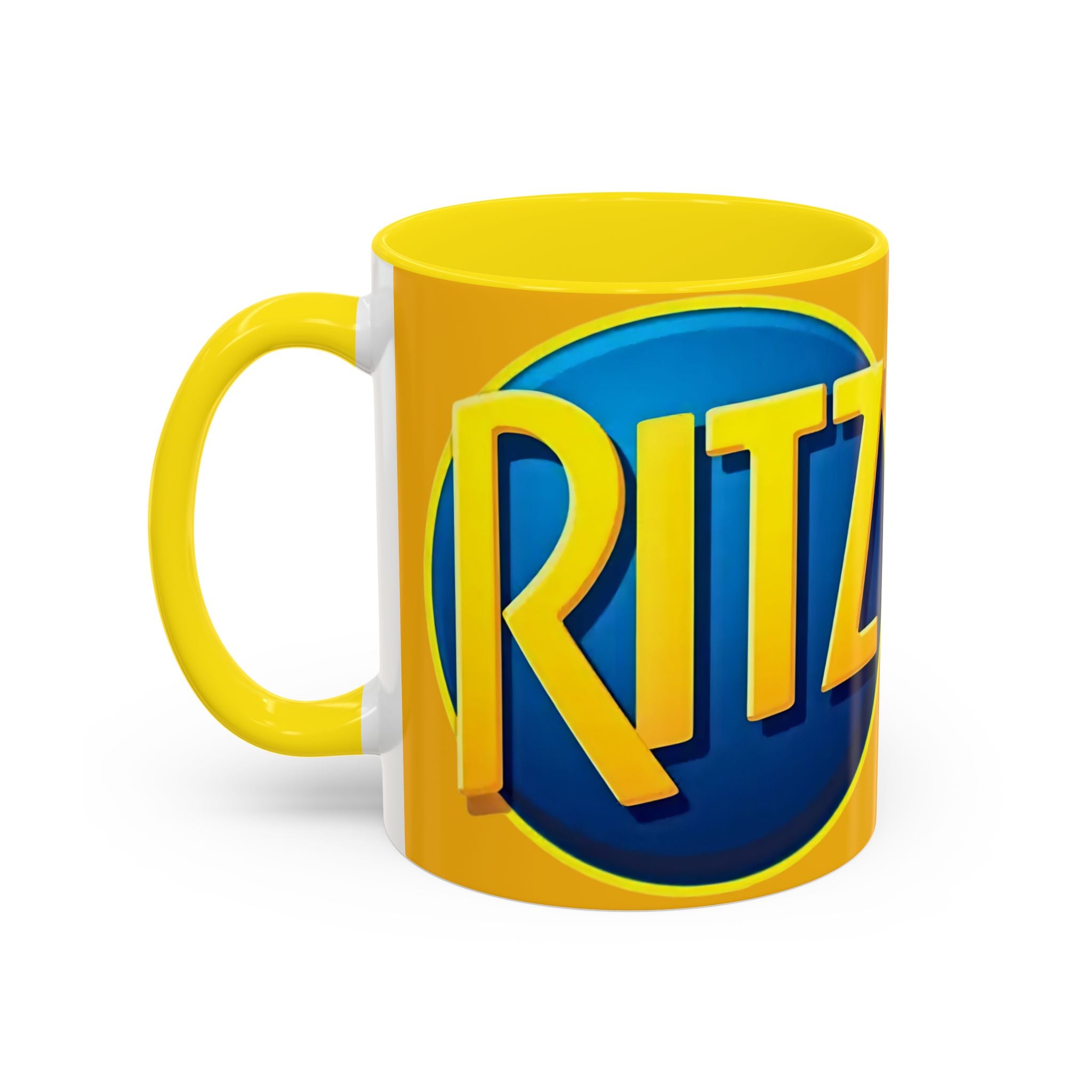 Ritz Logo Accent Coffee Mug — Branded Snack Lover Gift (11/15oz) - Creations by Chris and Carlos