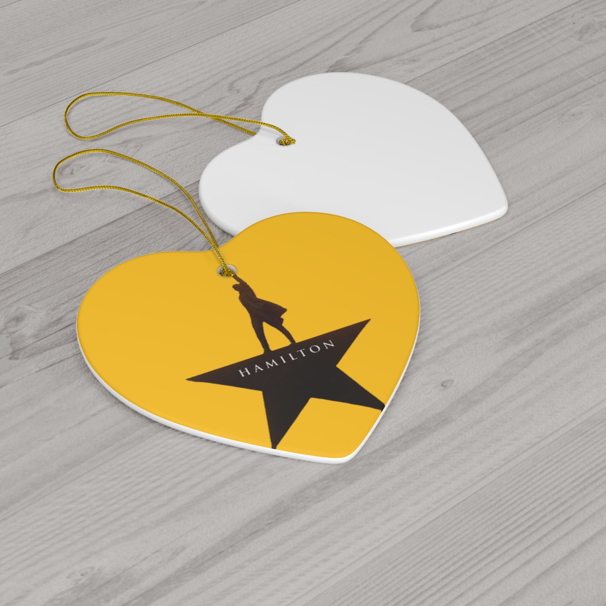 Hamilton the Musical- Ceramic Ornament, 4 Shapes - Creations by Chris and Carlos