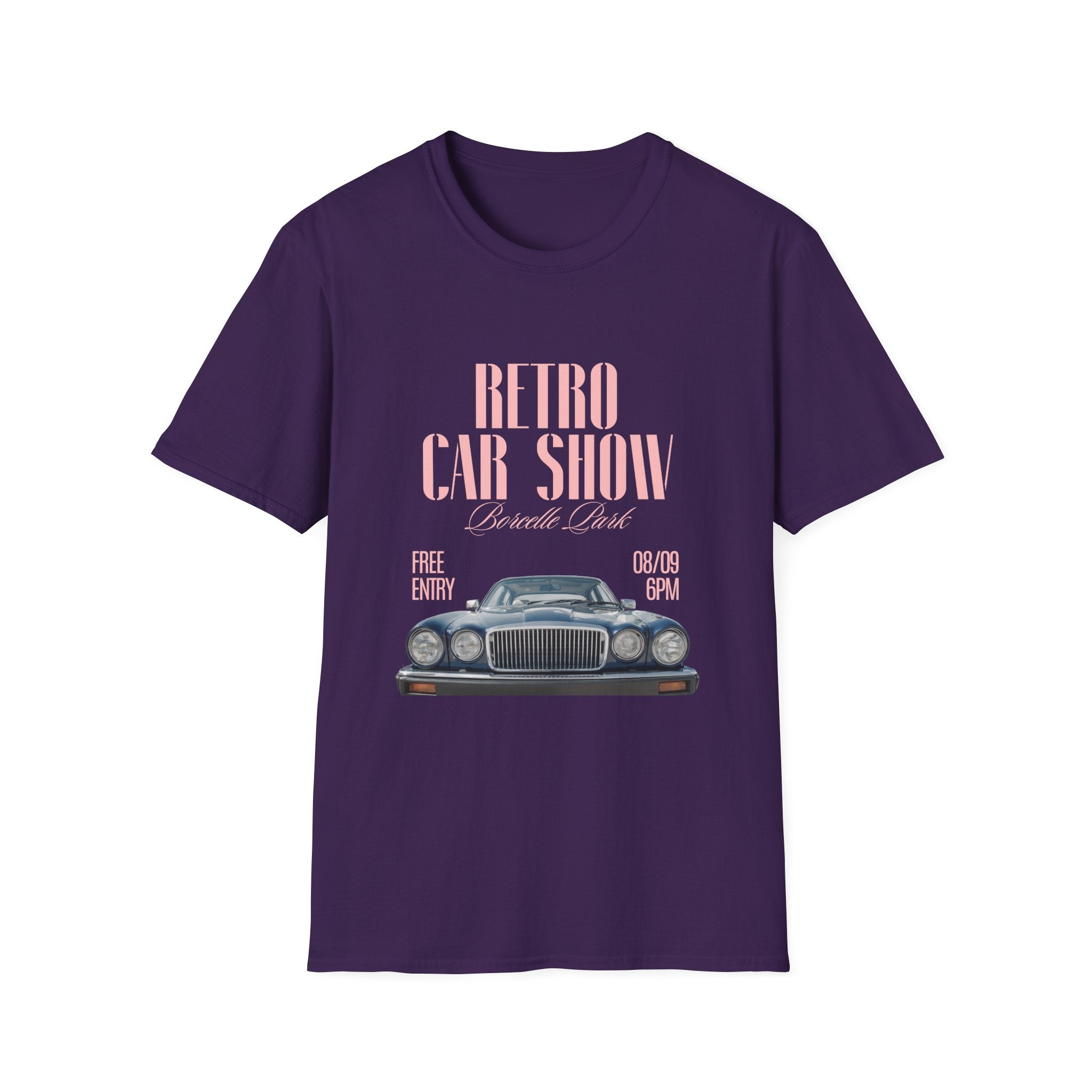 Retro Car Show T-Shirt — Vintage Classic Car Event Tee - Creations by Chris and Carlos