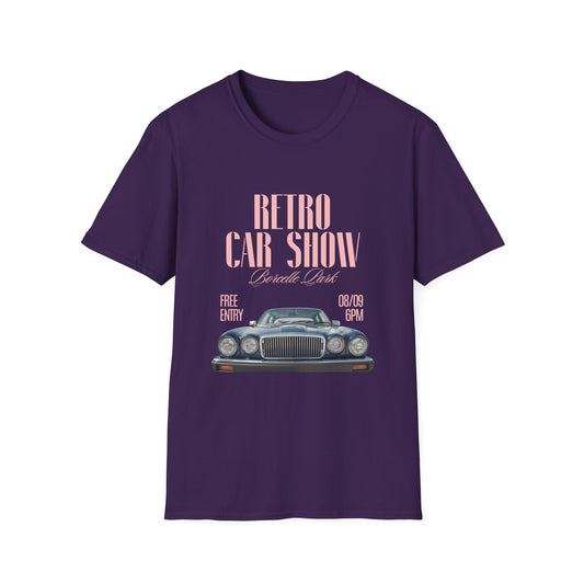 Retro Car Show T-Shirt — Vintage Classic Car Event Tee - Creations by Chris and Carlos