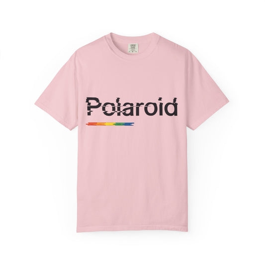 Polaroid Retro Rainbow Logo T-Shirt - Creations by Chris and Carlos