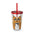 Sipping Kitty- Sunsplash Tumbler with Straw, 16oz
