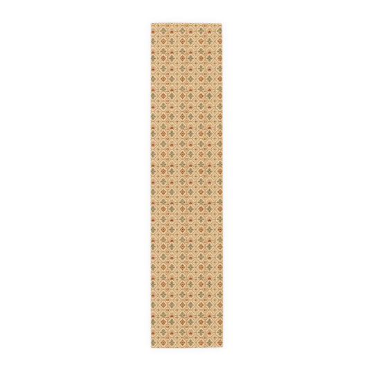 Southwestern Pattern Cotton-Poly Table Runner — Rustic Geometric Decor - Creations by Chris and Carlos