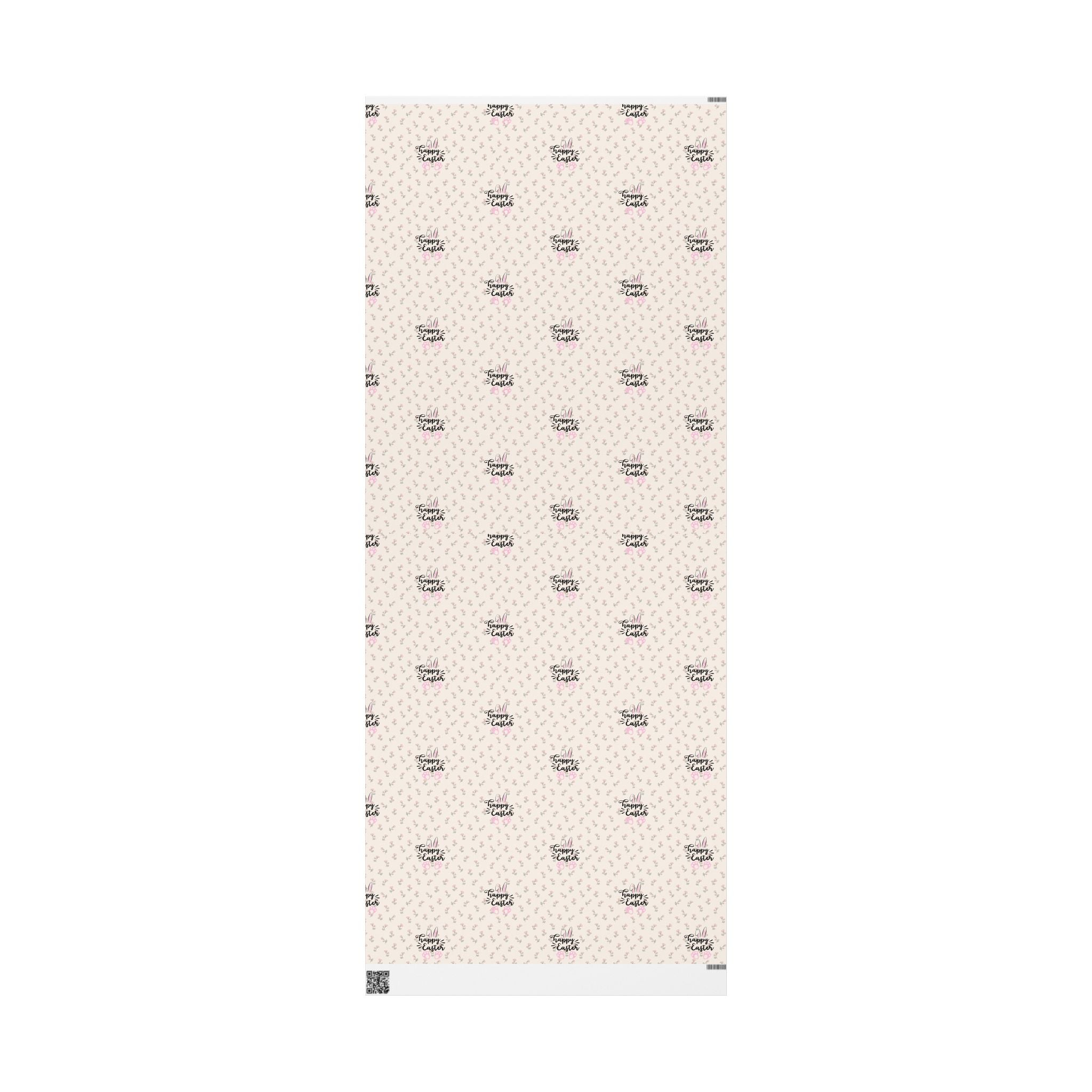 Easter Floral Mini Rose Wrapping Paper Roll — Pink Rosebud Gift Wrap - Creations by Chris and Carlos