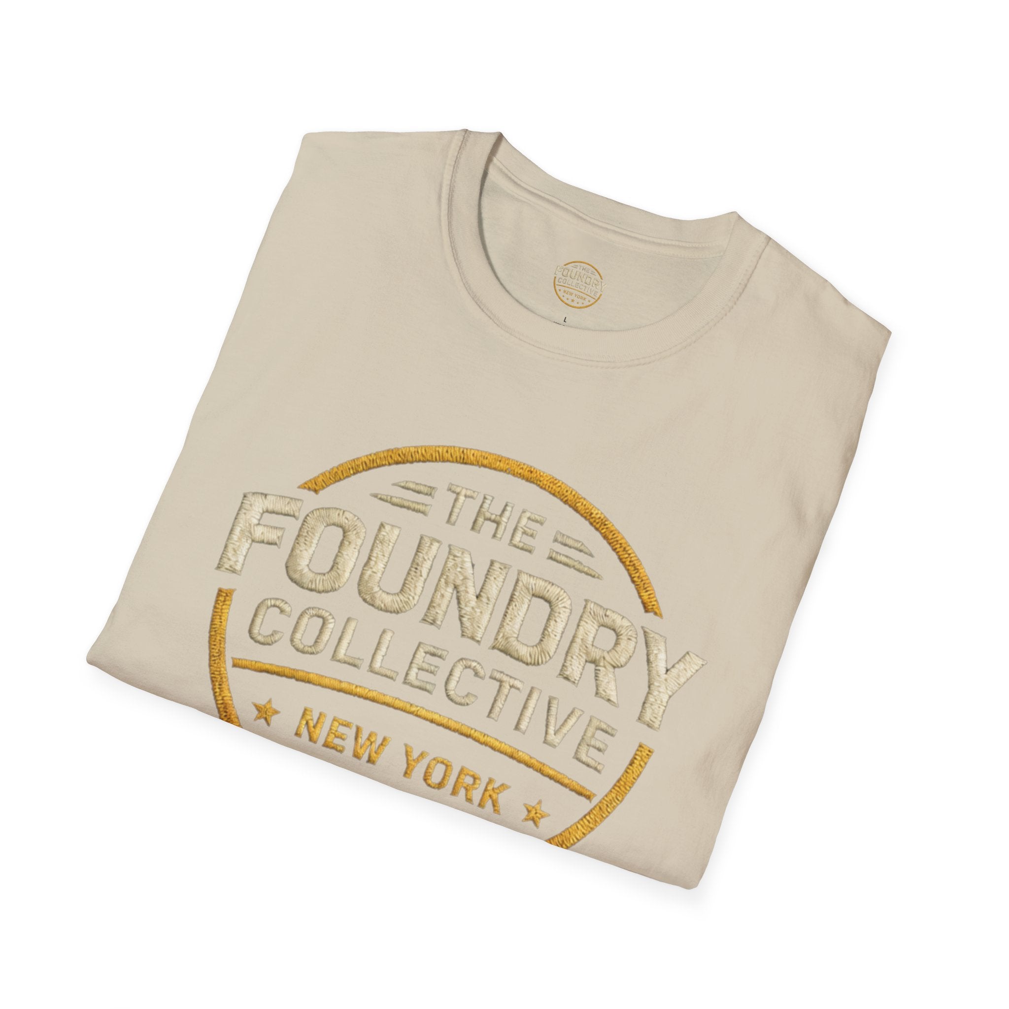 The Foundry Collective New York T-Shirt — Vintage Badge Logo Tee - Creations by Chris and Carlos