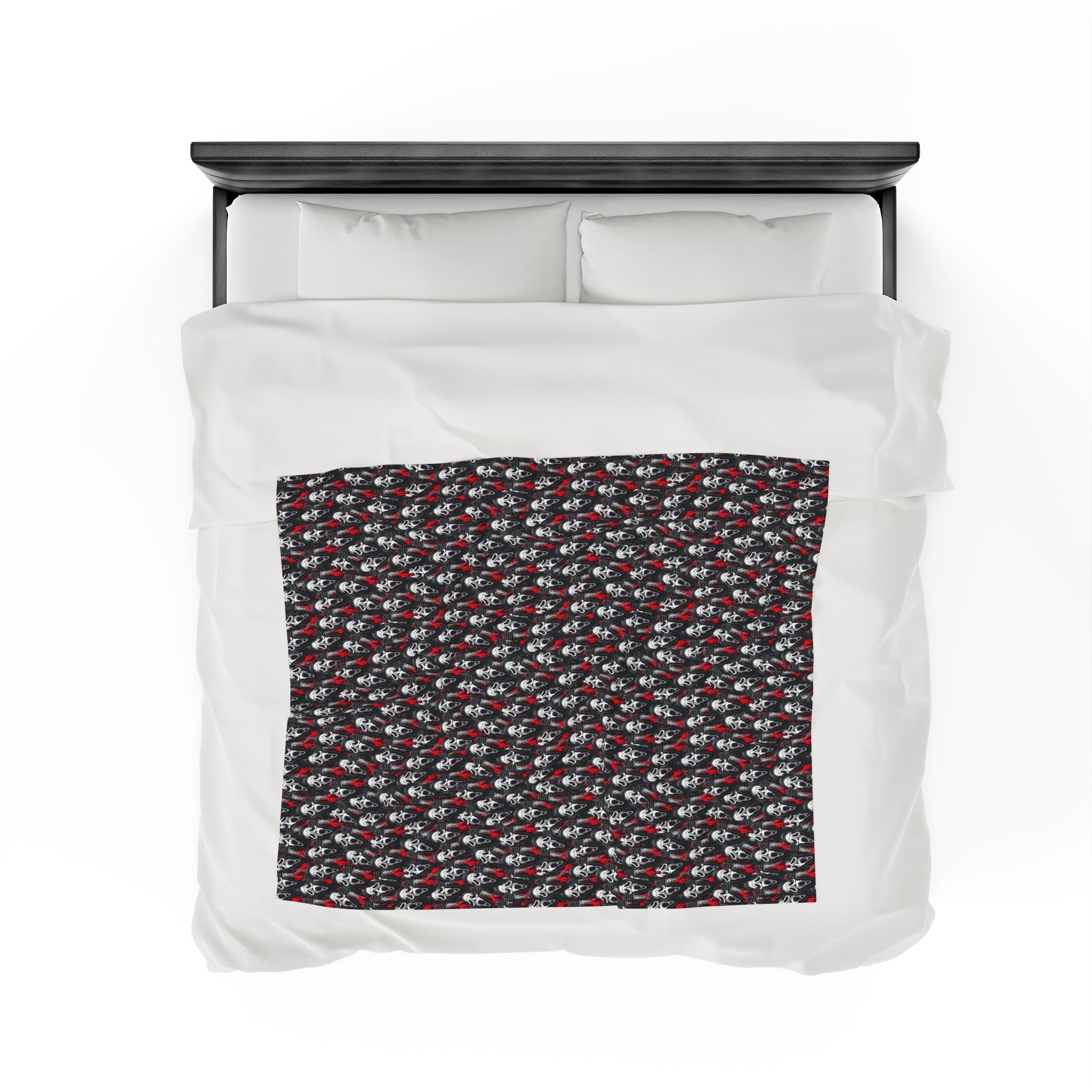 Scream Ghost Face- Velveteen Plush CuddleLux Bliss Blanket - Creations by Chris and Carlos