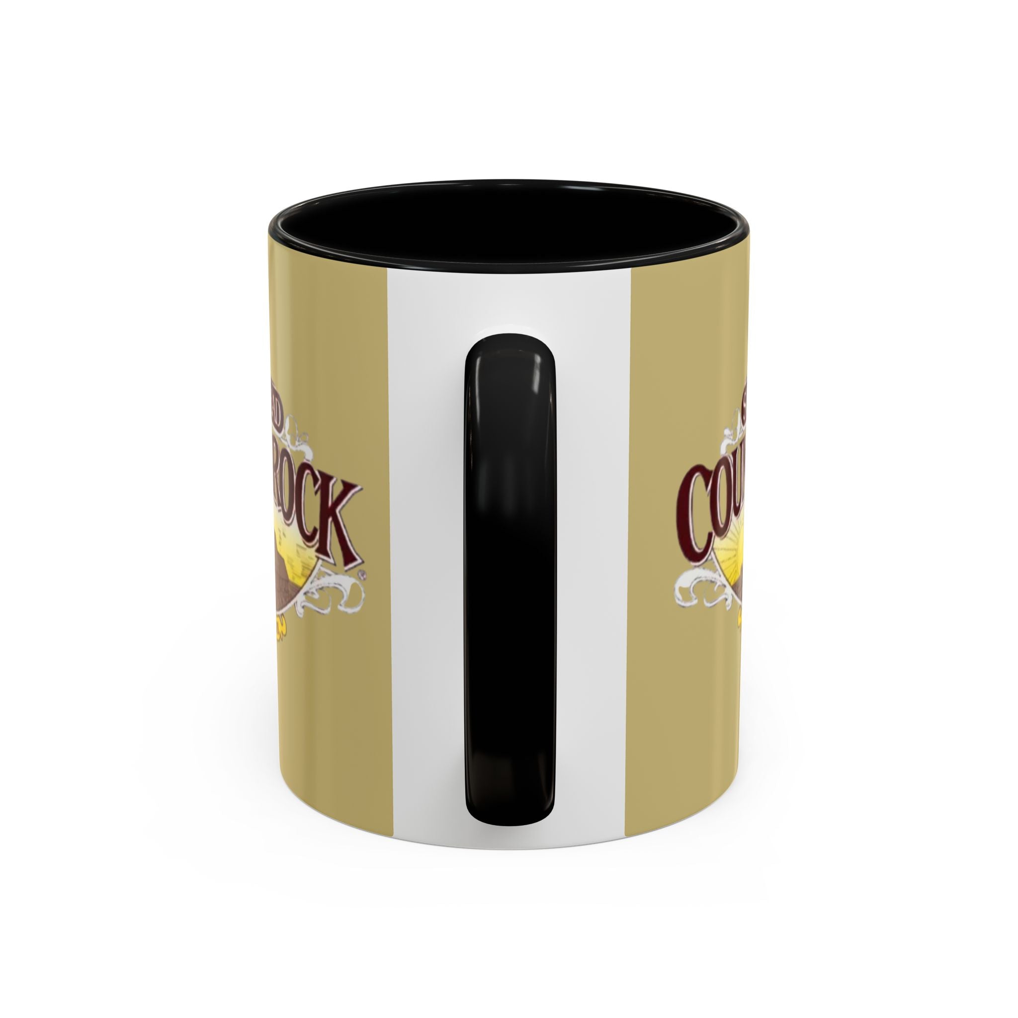 Country Crock Logo Accent Coffee Mug — Retro Farmhouse Butter Spread Design (11/15oz) - Creations by Chris and Carlos