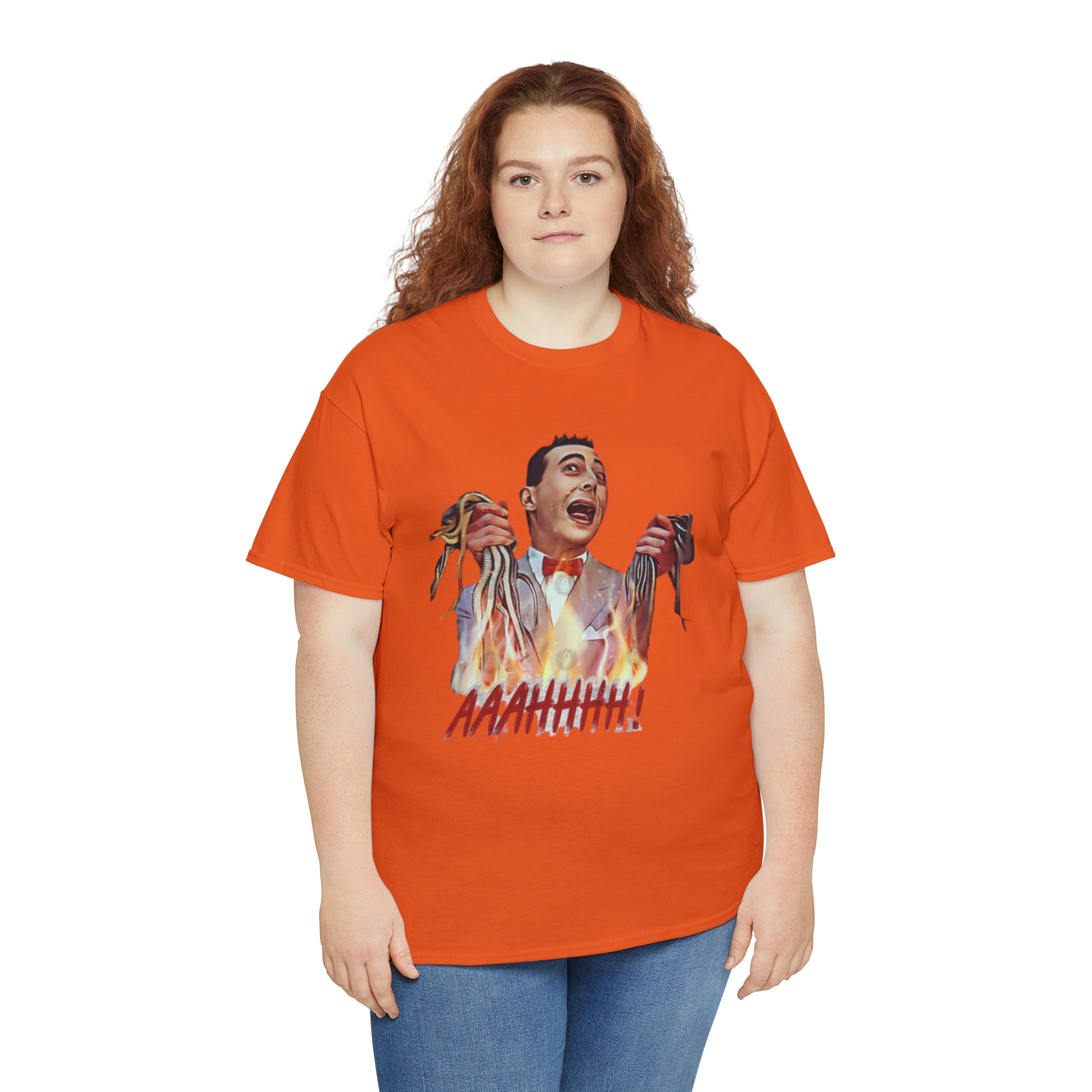 Pee Wee Herman-  Unisex Heavy Cotton T-Shirt - Creations by Chris and Carlos