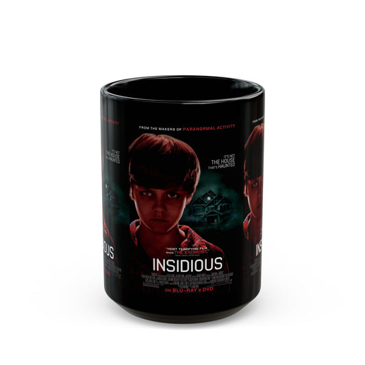 Insidious Horror Movie Black Mug — Creepy Boy Poster Coffee Cup (11oz, 15oz) - Creations by Chris and Carlos