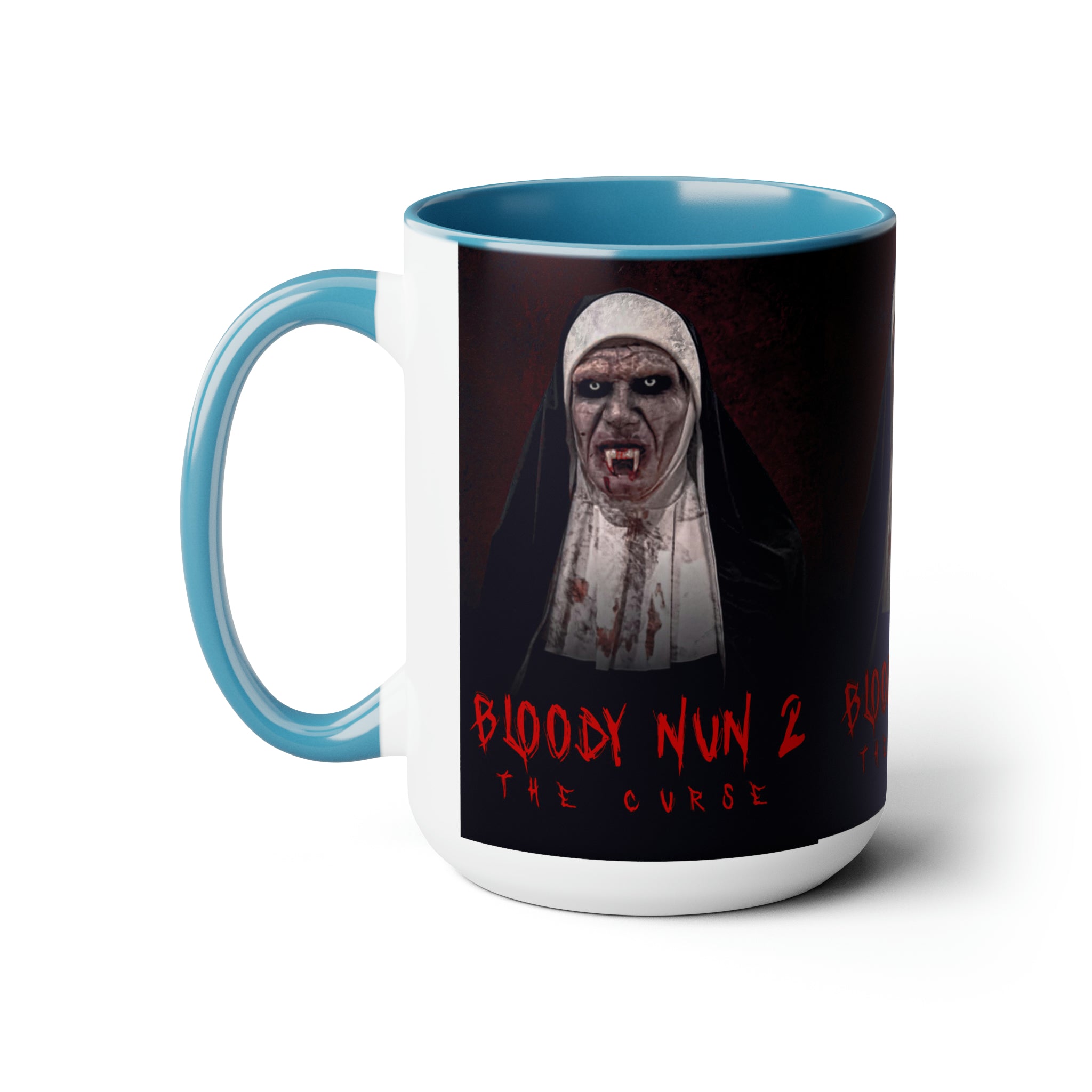 The Nun 2- Two-Tone Coffee Mugs, 15oz - Creations by Chris and Carlos