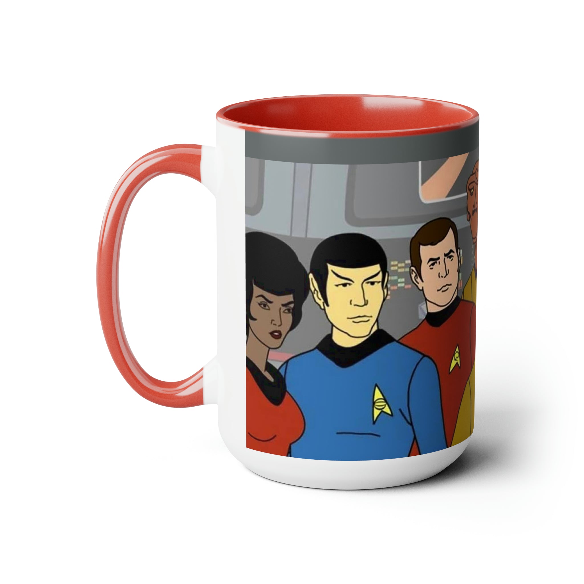 Star Trek Collection- White Ceramic Mug - Creations by Chris and Carlos