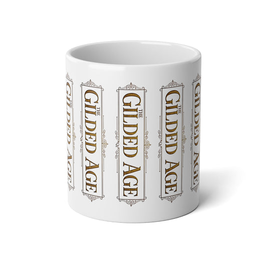 Gilded Age Jumbo Mug (20oz) - Vintage Victorian Decorative Coffee Mug - Creations by Chris and Carlos