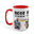 On Patrol Live Dont Mess Garo Brown- Accent Mugs