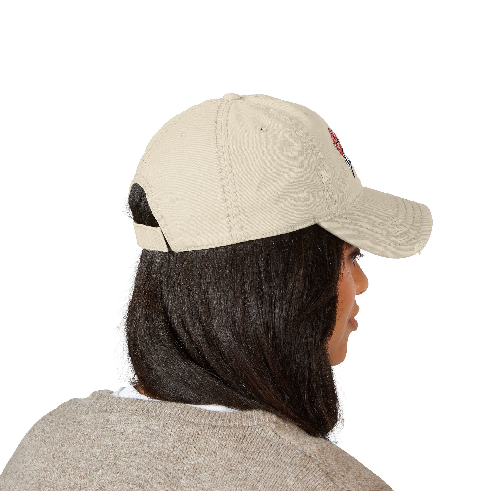 Coors Light Embroidered Distressed Dad Hat - Creations by Chris and Carlos