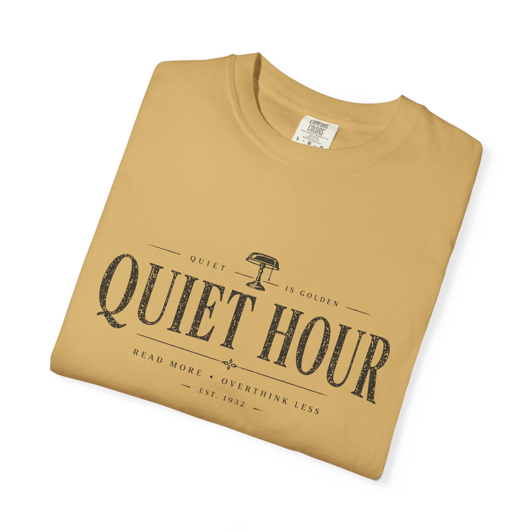 Quiet Hour T-Shirt — Vintage Relaxation Tee - Creations by Chris and Carlos