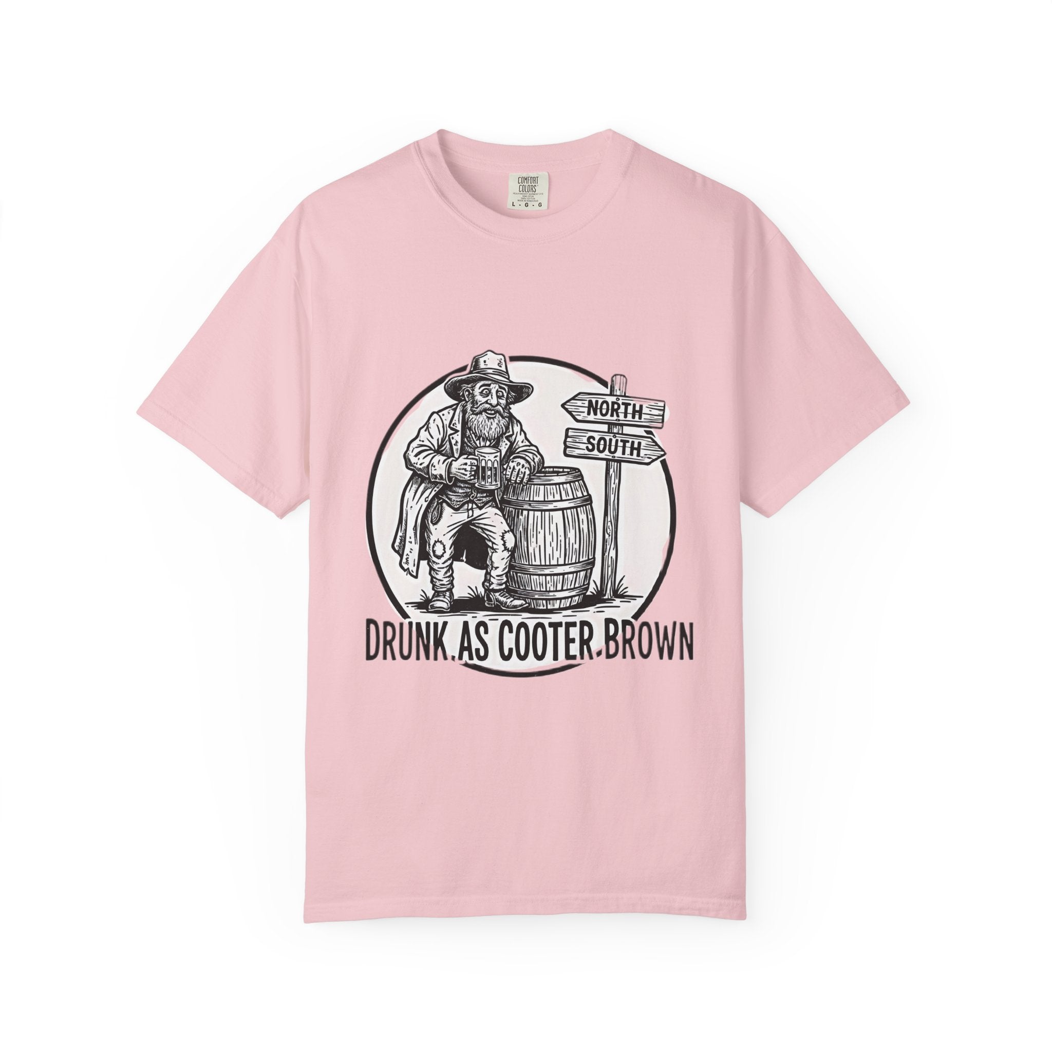 Drunk as Cooter Brown T-Shirt — Vintage Country Barrel Graphic Tee - Creations by Chris and Carlos