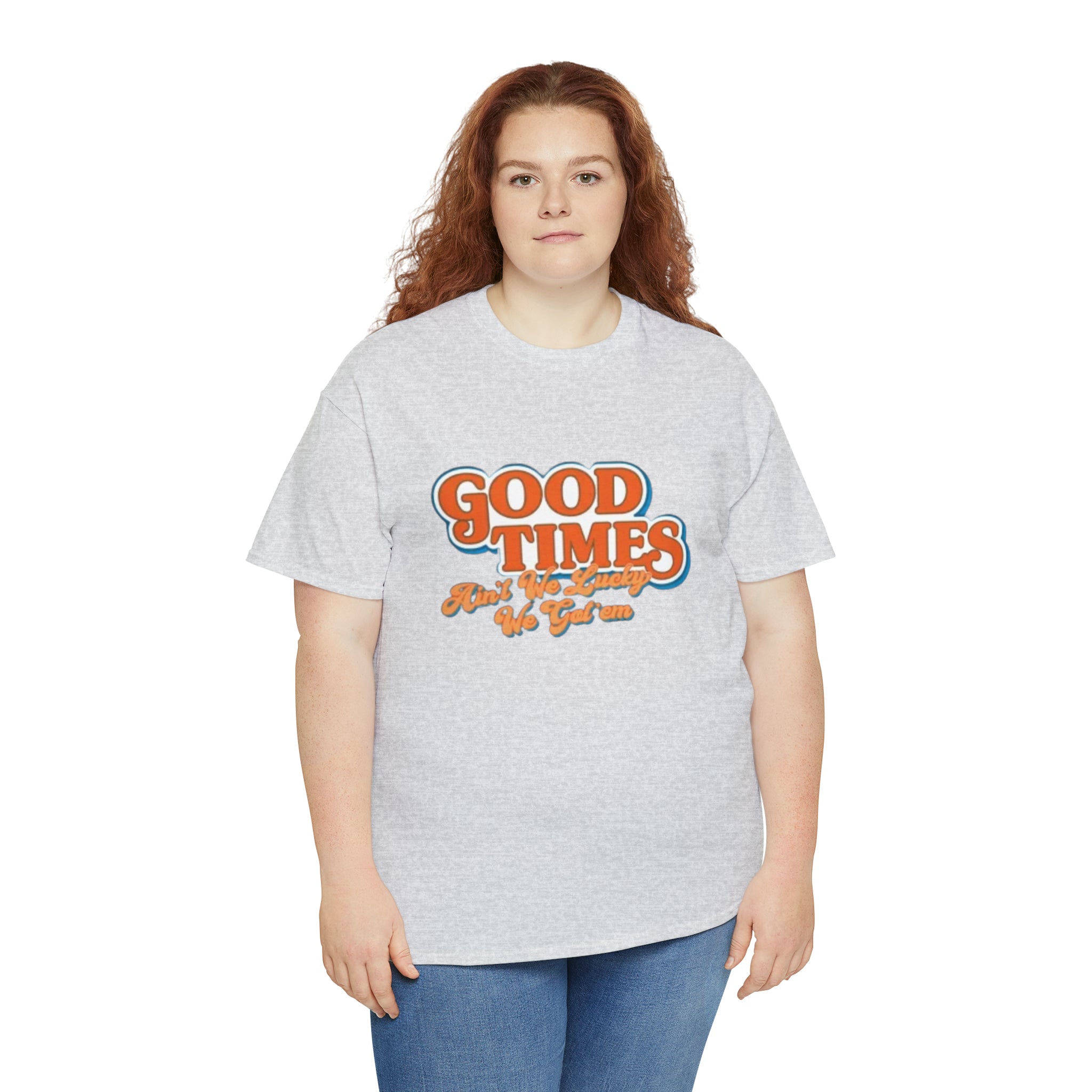 Good Times 70's TV Show- Unisex Heavy Cotton T-Shirt - Creations by Chris and Carlos