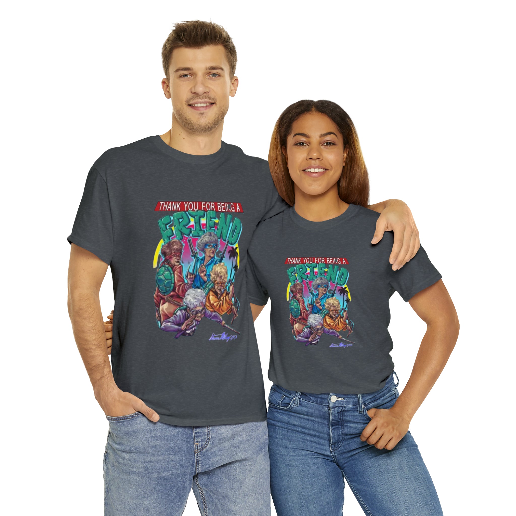 The T-Shirtnage Mutant Ninja Turtles- Unisex Heavy Cotton T-Shirt - Creations by Chris and Carlos