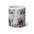 Vintage Tea Roses Jumbo Mug — 20oz Floral Newspaper Collage Coffee Cup