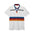 Retro Sunset Stripe Polo Shirt – Vintage Rainbow Chest Band Project Hail Mary