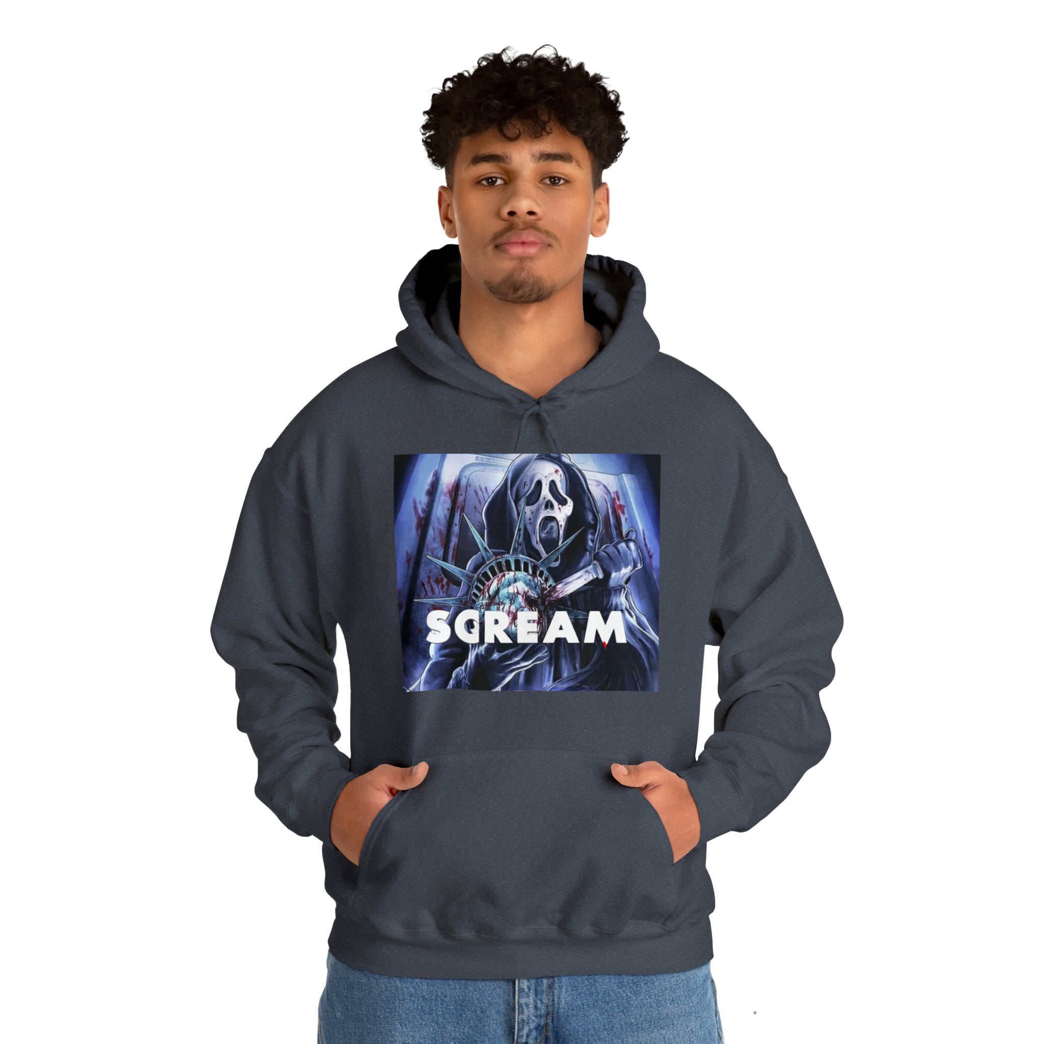 Scream- Unisex Heavy Blend™ Hooded Sweatshirt - Creations by Chris and Carlos