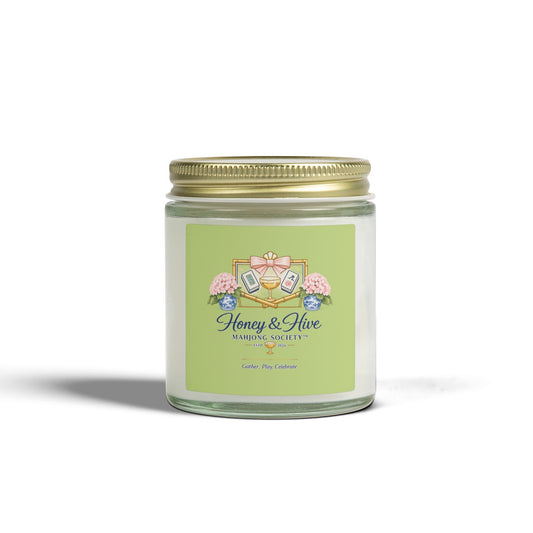 Coconut Apricot Scented Candle — 4oz & 9oz Coconut Apricot Wax Jar - Creations by Chris and Carlos