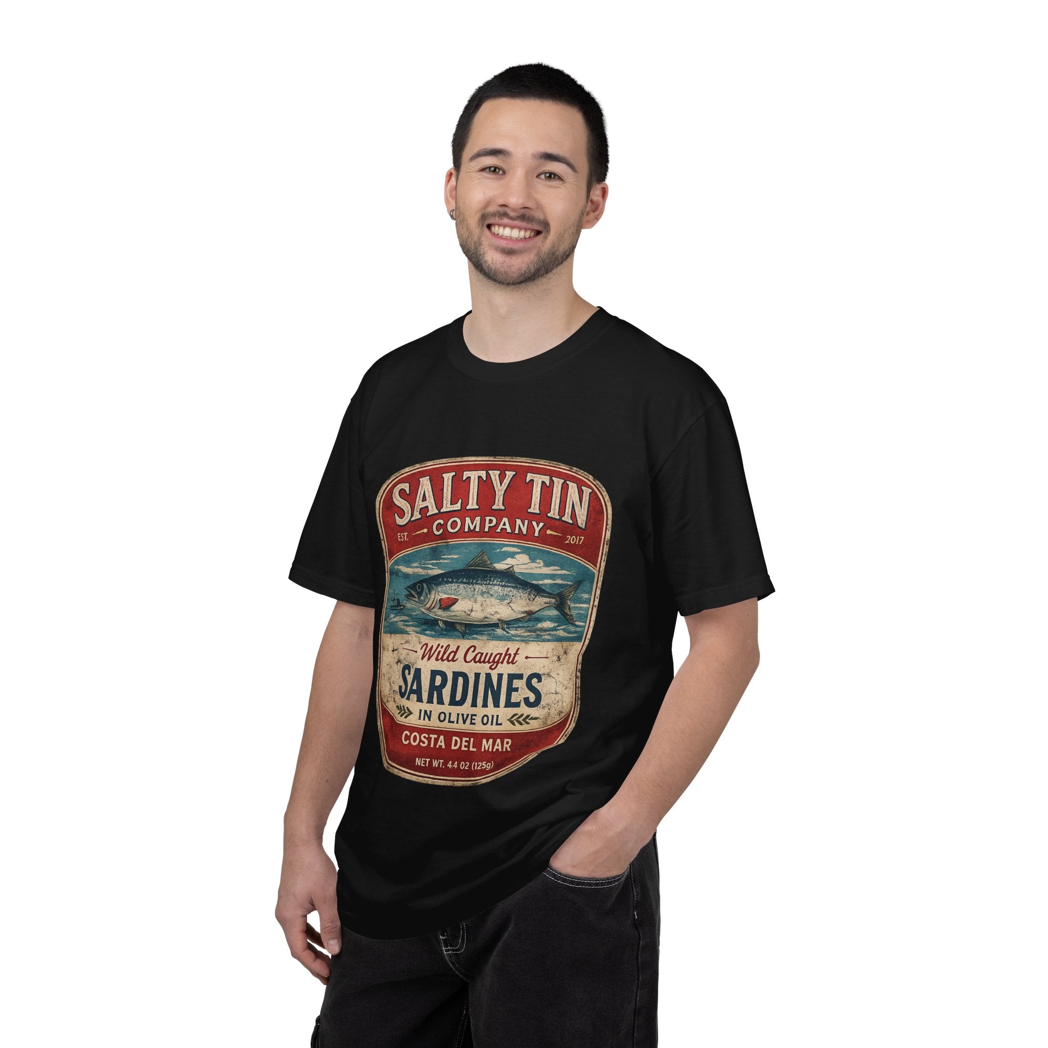 Vintage 'Salty Tin Company' Sardines T-Shirt - Creations by Chris and Carlos