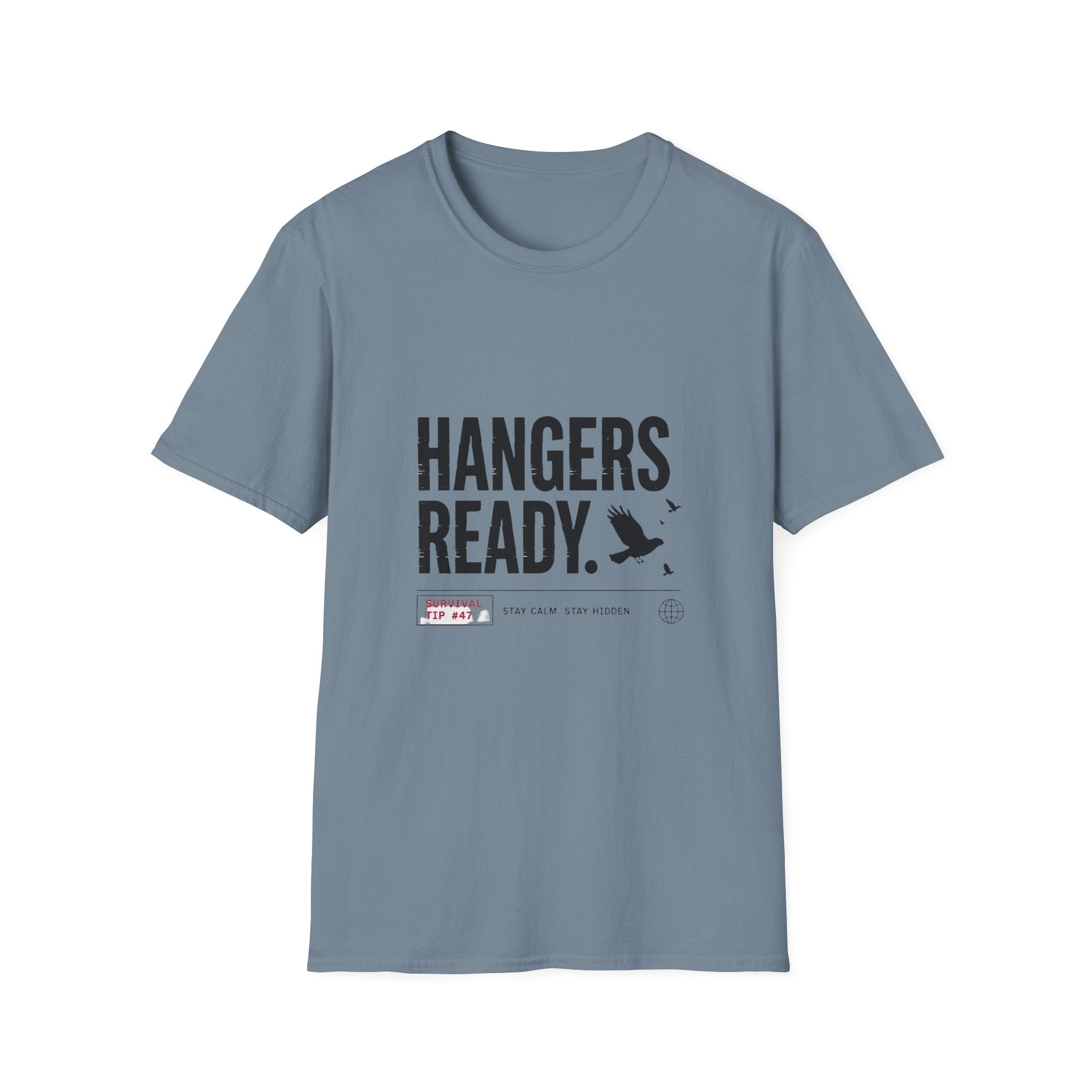 Hangers Ready T-Shirt – Casual Graphic Tee for Birdwatchers & Outdoor Fans - Creations by Chris and Carlos