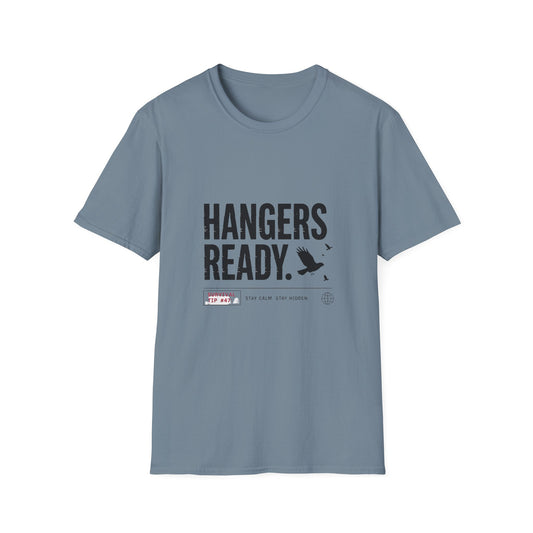 Hangers Ready T-Shirt – Casual Graphic Tee for Birdwatchers & Outdoor Fans - Creations by Chris and Carlos