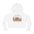 Cropped Hoodie - 'Love Shack Cottage Weekend Club' Vintage Floral Cabin Graphic