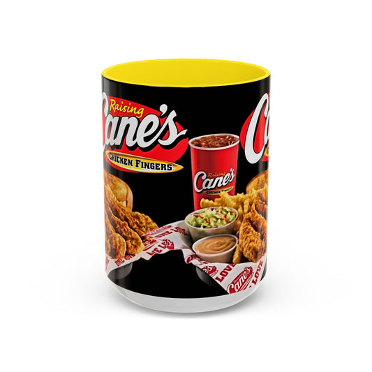 Raising Cane's Logo Coffee Mug – Chicken Fingers Fan Cup (11/15oz) - Creations by Chris and Carlos
