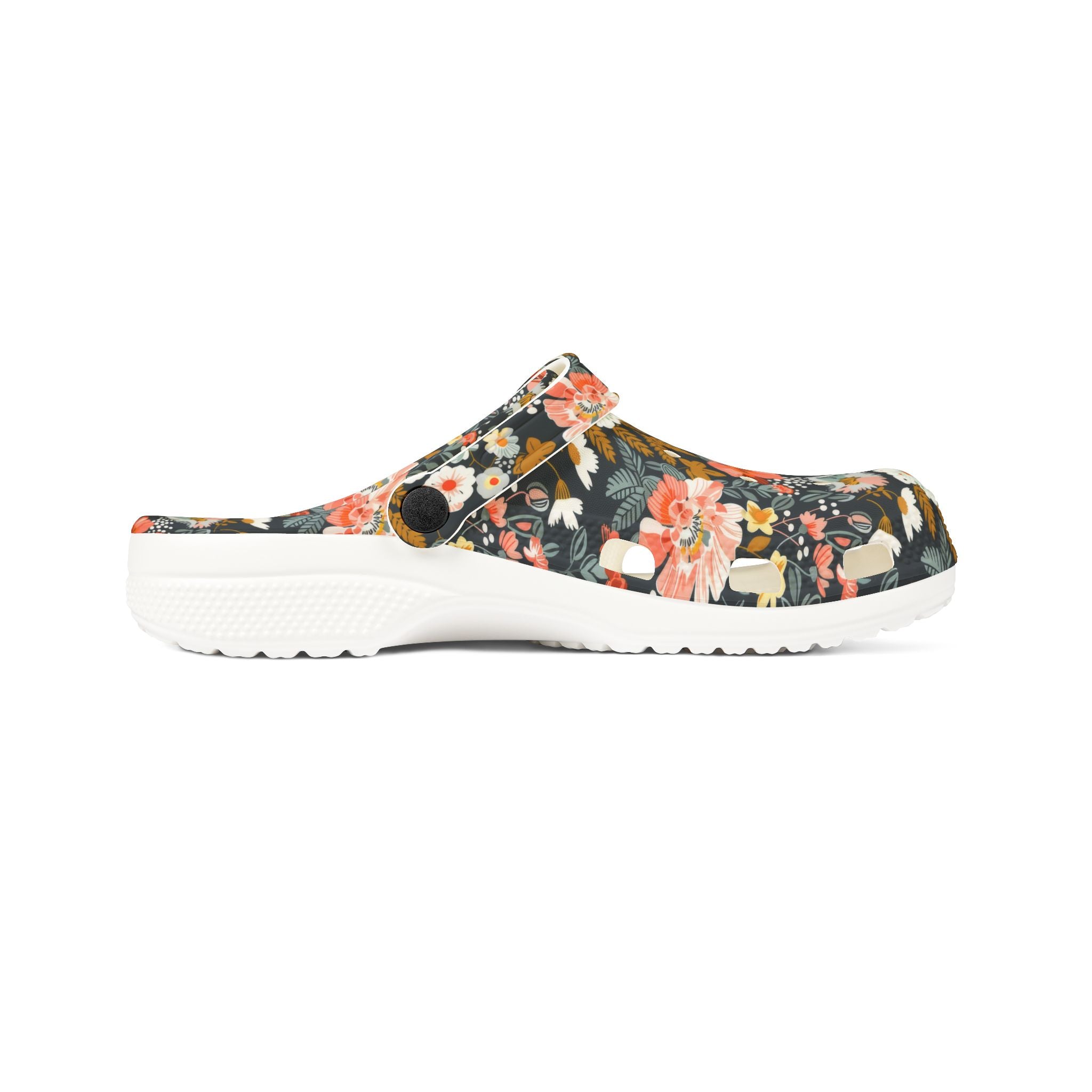 Floral Garden EVA Clogs — Lightweight Waterproof Slip-On Shoes - Creations by Chris and Carlos