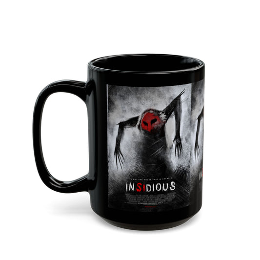 Insidious Horror Movie Black Mug — Red-Faced Spirit Design - Creations by Chris and Carlos