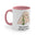Wine Because Adulting is to hard- Accent Coffee Mug, 11oz